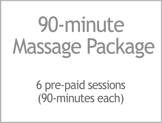 Prepaid Package 90 Minute Session 6 Ruppmassage