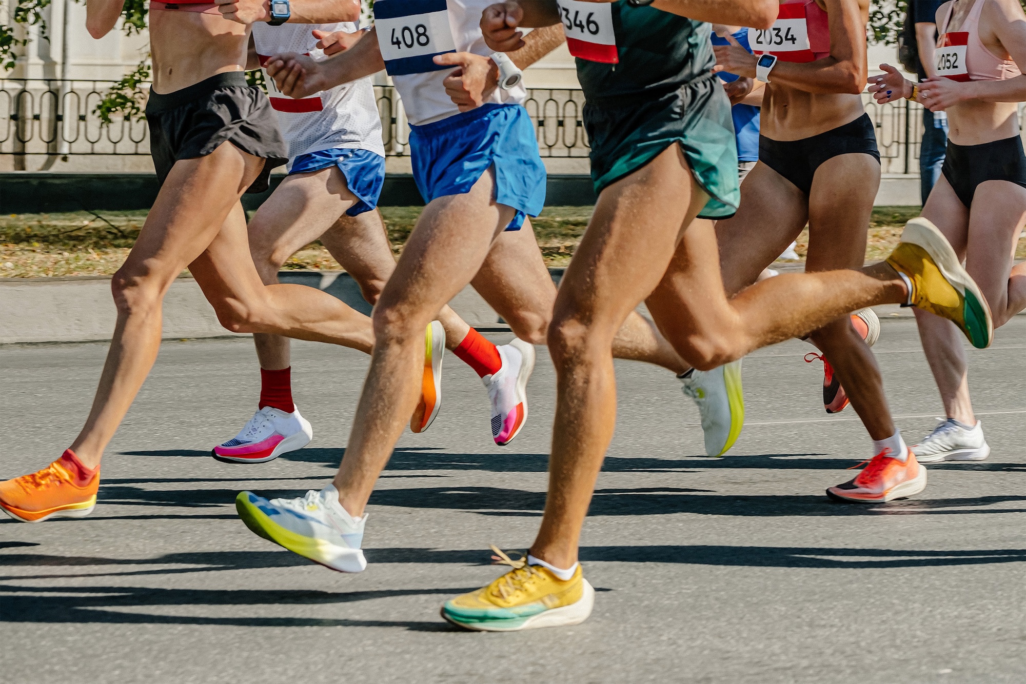 runners in a marathon